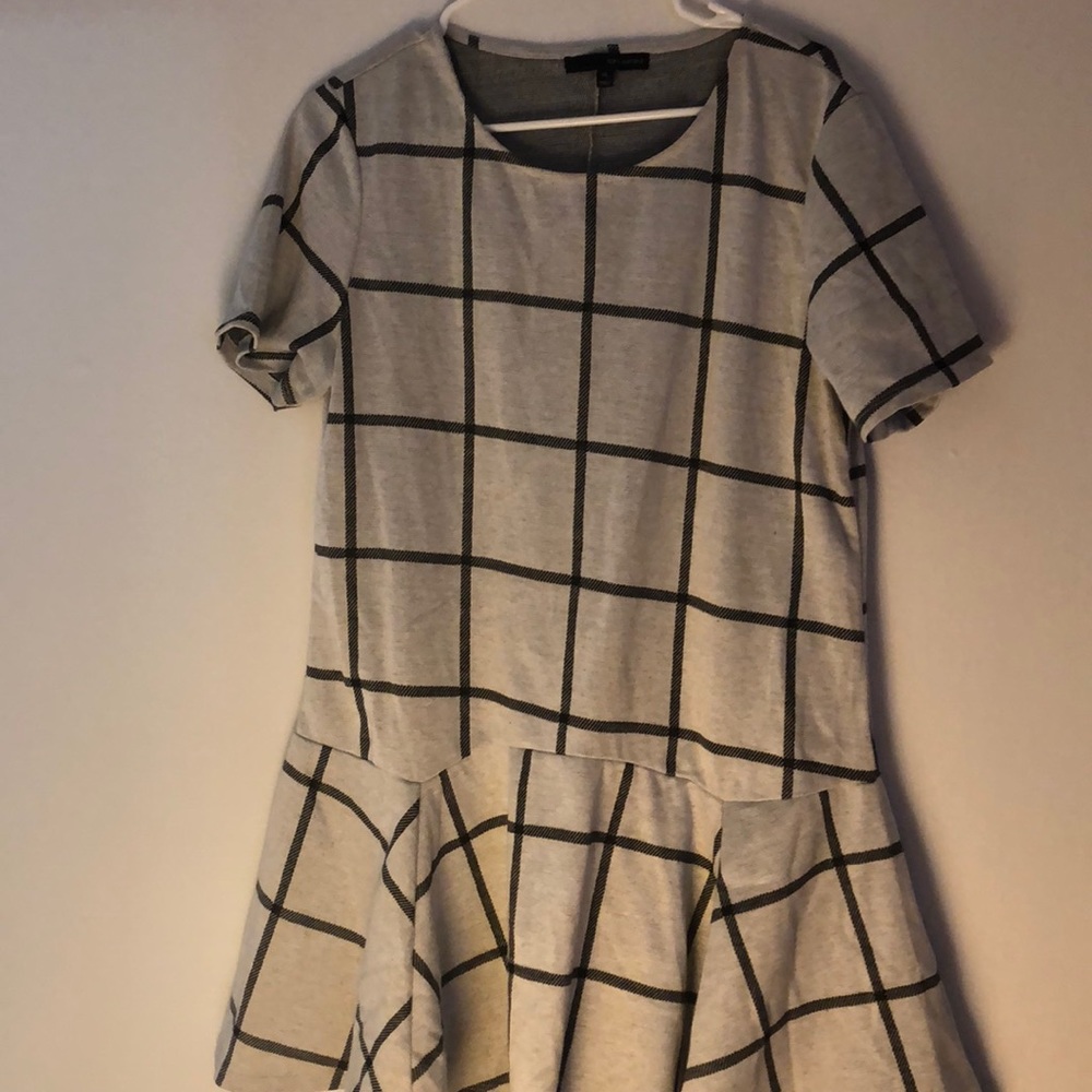 Sleek and professional dropped waist dress